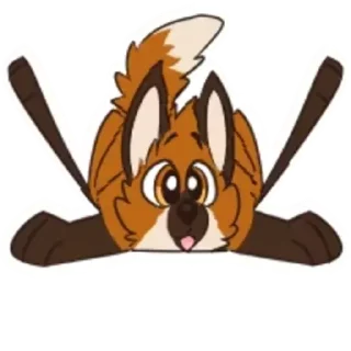 Sticker from Distorted Furry