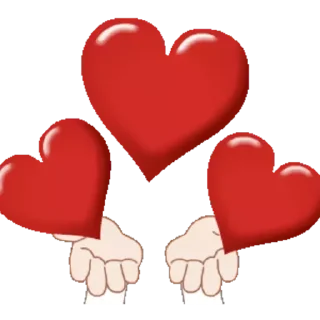 ❤️ emoji Hola, saludos by Vane ♾ Telegram sticker 16 of 62