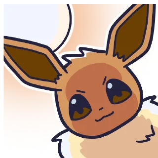 🙂 emoji Eeveelutions Telegram sticker 6 of 100