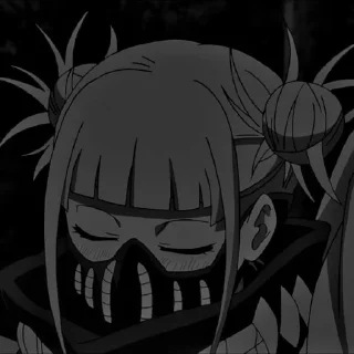 😤 emoji Toga Himiko ;; @helpkyojin Telegram sticker 9 of 35