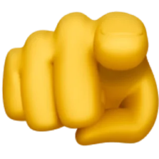 🫵 emoji iPhone: @elbek_jasurbekovich2 Telegram sticker 11 of 12