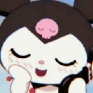 🍒 emoji @CHUWPACUPS KUROMI&MELODY Telegram sticker 14 of 50