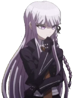 🤔 emoji Kyoko Kirigiri @Gian_TGX Telegram sticker 6 of 12