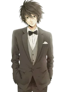 🤵 emoji L Lawliet - @Blue_Rose_Sword Telegram sticker 19 of 30