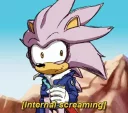 😨 emoji Silver the Hedgehog @BigRedRidingHood Telegram sticker 8 of 120