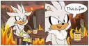👍 emoji Silver the Hedgehog @BigRedRidingHood Telegram sticker 24 of 120