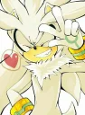 ❤️ emoji Silver the Hedgehog @BigRedRidingHood Telegram sticker 9 of 120