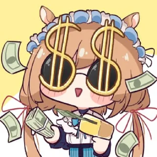 💸 emoji Hololive Faces | By @Holopost 🌟 Telegram sticker 16 of 26
