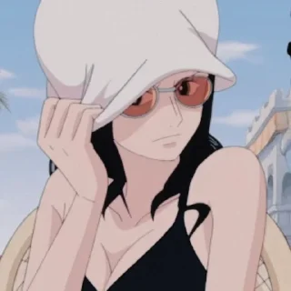 💐 emoji Nico Robin [by :@PlacestickersEdit] Telegram sticker 2 of 18