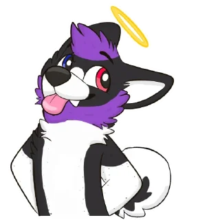 😇 emoji Kyo Akita Telegram sticker 5 of 101