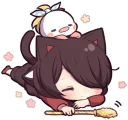 🎋 emoji Black Kitten (4) Telegram sticker 12 of 84