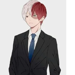 🔥 emoji Shoto Todoroki Telegram sticker 24 of 120