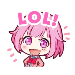 😹 emoji Emu Otori! Telegram sticker 6 of 17