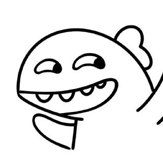😄 emoji 𝐂𝐮𝐭𝐞 𝐃𝐢𝐧𝐨 • @PhoenixSticker Telegram sticker 16 of 117