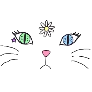 🐱 emoji 「 𝐂𝐮𝐭𝐞🌈 @i_FATIMAAH 」 Telegram sticker 11 of 55