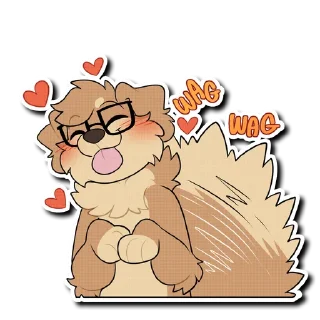 Sticker from Max Fluffy