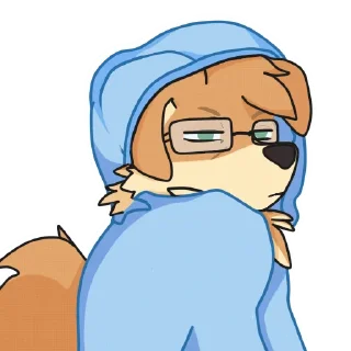 😑 emoji Fluffy Max Telegram sticker 18 of 72