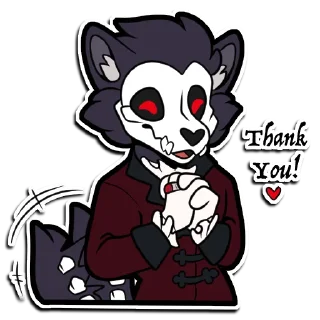 🙏 emoji Bastille the Butler by Scarf Shepherd Telegram sticker 17 of 56