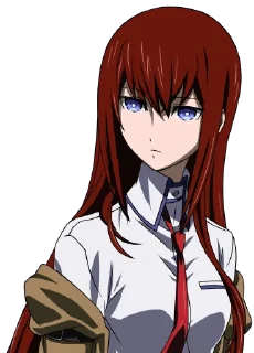 😐 emoji steins gate Telegram sticker 16 of 19