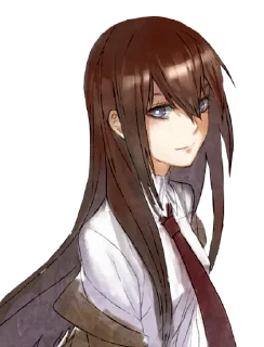 🙂 emoji steins gate Telegram sticker 17 of 19