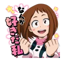 🌸 emoji My Hero Academia Telegram sticker 17 of 46