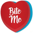🍪 emoji Candy Hearts -Naughty Telegram sticker 8 of 74