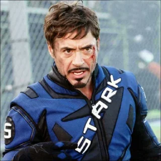 😠 emoji Tony Stark @sobhaniparsa Telegram sticker 12 of 25