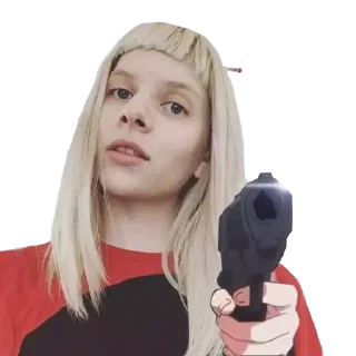 🔫 emoji Aurora Telegram sticker 13 of 28