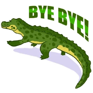 😌 emoji Pancake Crocodile Telegram sticker 9 of 53