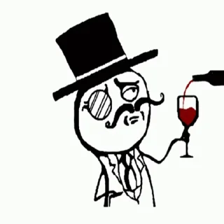 🗿 emoji SIGMA 🗿 🍷 @lbrabo Telegram sticker 12 of 37