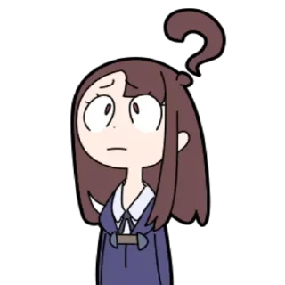 ❓ emoji Little Witch Academia Telegram sticker 11 of 34