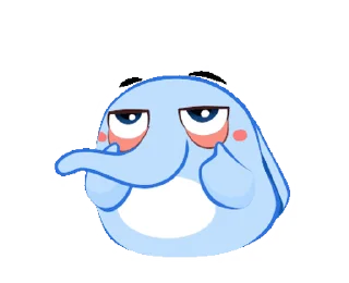 Sticker from Little Blue Elephant • @xxyuji