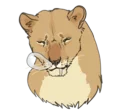 😴 emoji Lion Sticker Telegram sticker 1 of 40
