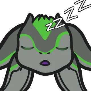 😴 emoji Aaron Avali Telegram sticker 10 of 48