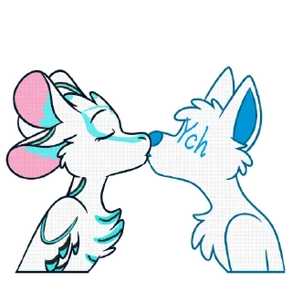 😚 emoji Cynder The Avali Telegram sticker 9 of 10