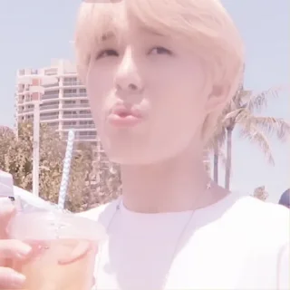 🌷 emoji JUNGWOO 🌷 — @BBUNYVIBES Telegram sticker 18 of 45