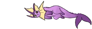 🍇 emoji Virtual Vaporeon! Telegram sticker 14 of 26