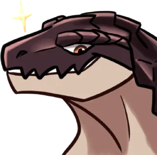 😎 emoji Overlord Lizardmen Telegram sticker 5 of 14