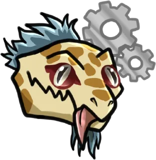 😖 emoji Overlord Lizardmen Telegram sticker 13 of 14