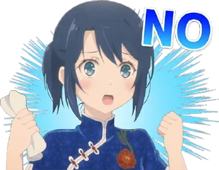 😣 emoji Adachi and Shimamura Telegram sticker 10 of 40