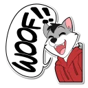 🐶 emoji Flare Winterwolf Telegram sticker 13 of 15