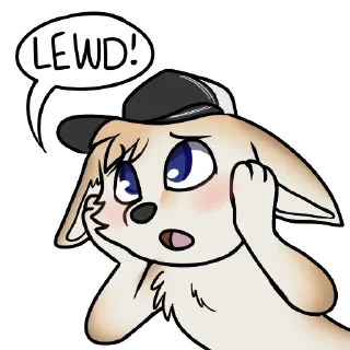 🙈 emoji machFennec has large ears! Telegram sticker 15 of 40