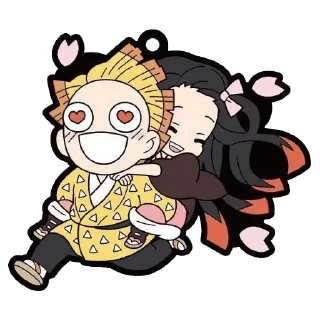 😍 emoji Zenitsu Telegram sticker 21 of 29
