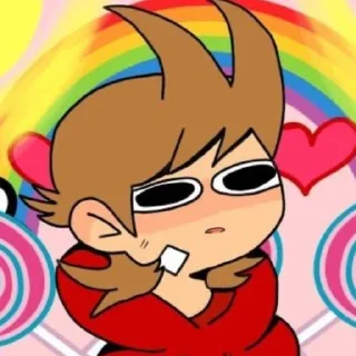 😶 emoji Eddsworld Telegram sticker 17 of 120