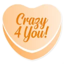 😜 emoji Candy Hearts -Love Telegram sticker 8 of 58