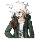 😔 emoji Nagito Komaeda Telegram sticker 13 of 34