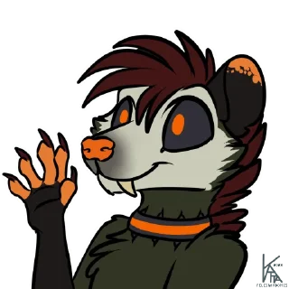 😃 emoji Haze 'Possum Telegram sticker 23 of 28