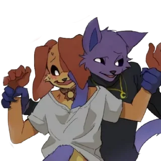 😳 emoji Catnap & Dogday Telegram sticker 10 of 120