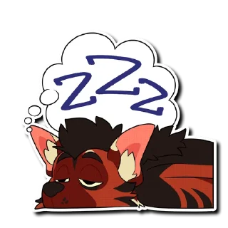 💤 emoji Dom Telegram sticker 14 of 16