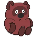 😳 emoji Винни пух и его друзья Telegram sticker 9 of 14